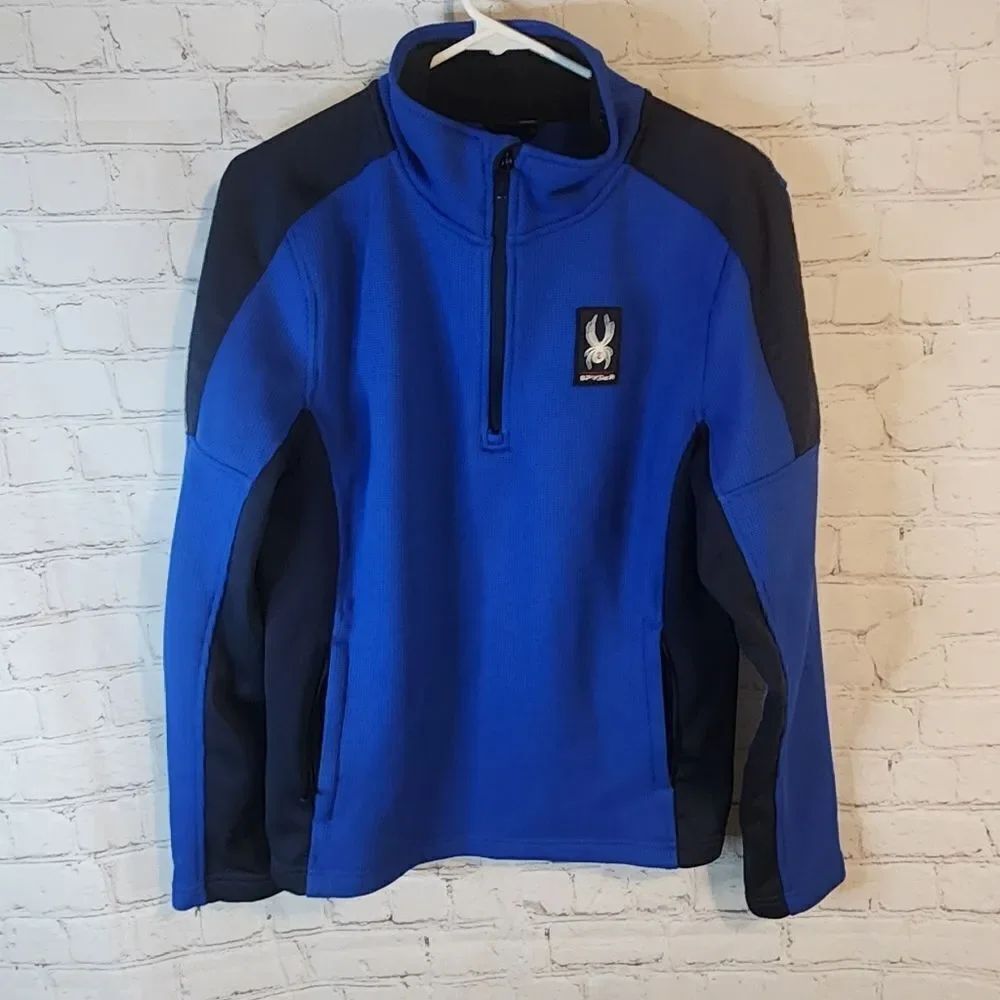 Men's Spyder zip-up sweater, size small